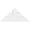 Ekena Millwork Richland Architectural Grade PVC Gable Bracket, 36"W x 16 1/2"H x 6"D x 6"F, 11/12 Pitch GBP036X17X0606RIC00 - alternate 2